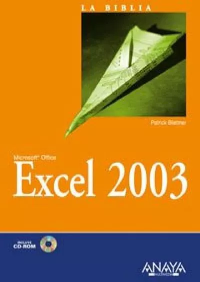 (DOWNLOAD)-Excel 2003 (La Biblia De / The Bible of) (Spanish Edition)