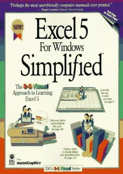 (EBOOK)-Excel 5 For Windows Simplified (IDG\'s IntroGraphic Series) Full Color on Every Page