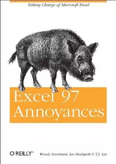 (BOOS)-Excel 97 Annoyances (Nutshell Handbooks)