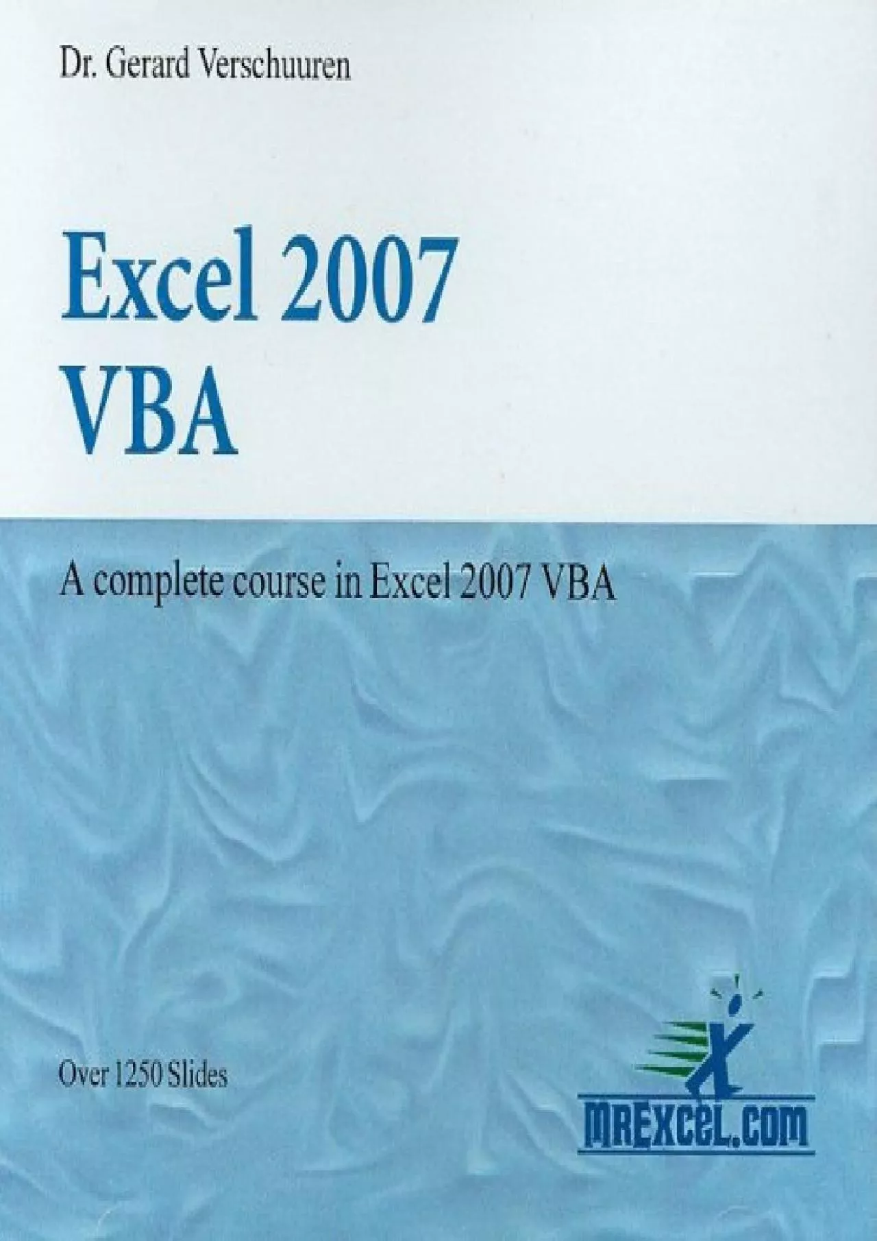 PDF-(DOWNLOAD)-Excel 2007 VBA (Visual Training series)