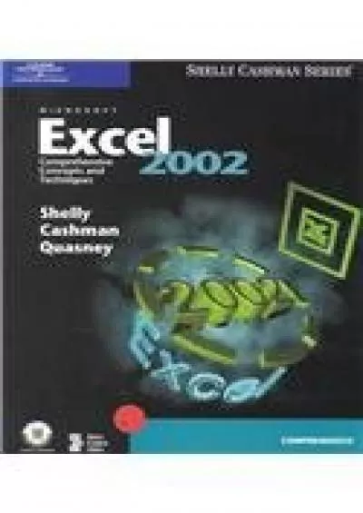 (READ)-Microsoft Excel 2002: Comprehensive Concepts and Techniques