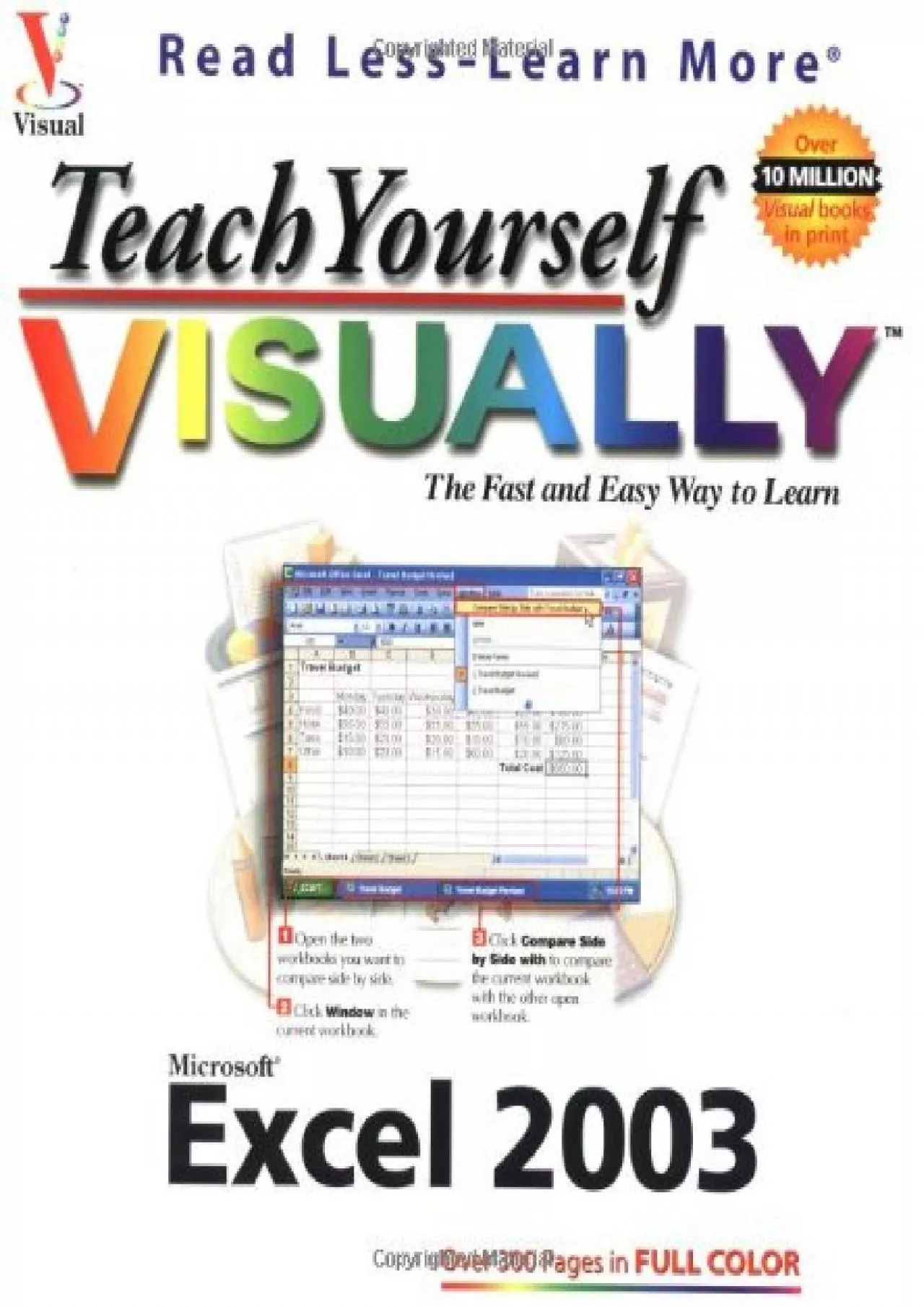 PDF-(BOOK)-Teach Yourself VISUALLY Excel 2003 (Visual Read Less, Learn More)