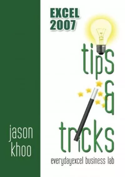 (BOOK)-Excel 2007 Tips and Tricks