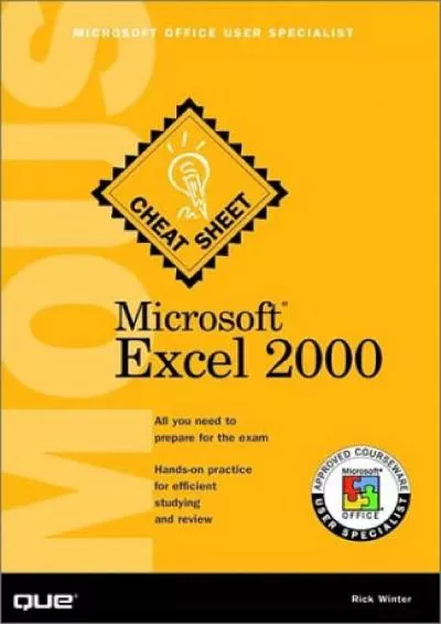 (BOOS)-Microsoft Excel 2000: Mous Cheat Sheet