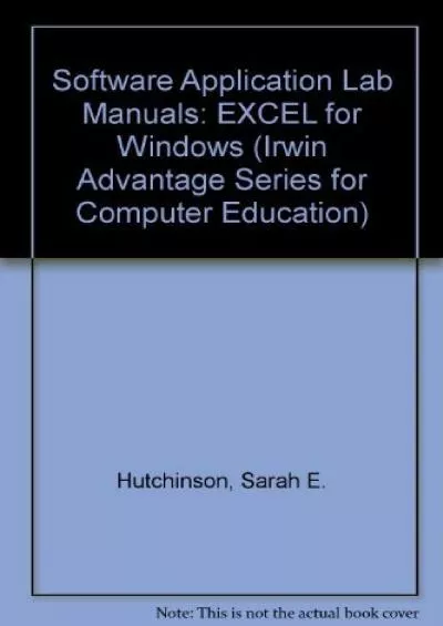(BOOS)-Excel 3.0 for Windows (The Irwin Advantage Series for Computer Education)