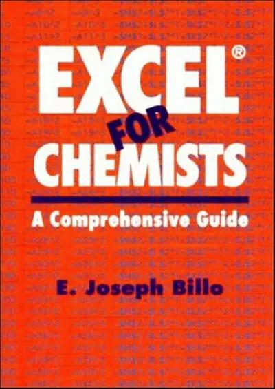 (BOOS)-Excel? for Chemists: A Comprehensive Guide