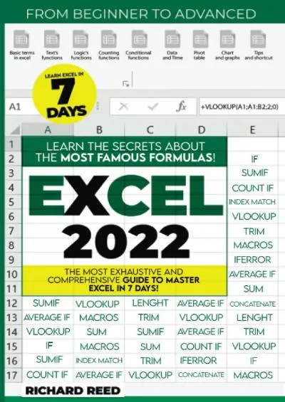 (BOOS)-Excel 2022: The Most Exhaustive Guide to Master All the Functions and Formulas