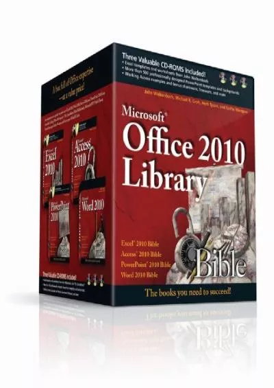 (DOWNLOAD)-Office 2010 Library: Excel 2010 Bible, Access 2010 Bible, PowerPoint 2010 Bible, Word 2010 Bible