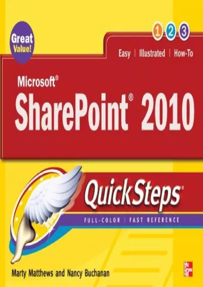 (READ)-Microsoft SharePoint 2010 QuickSteps