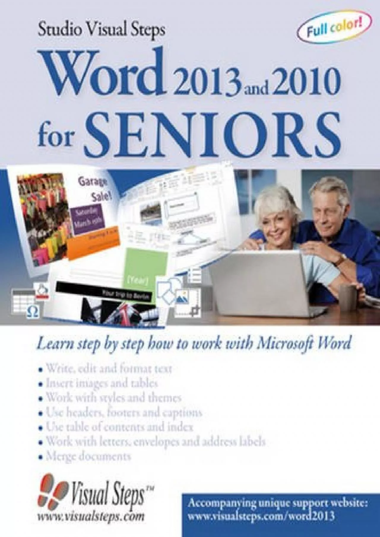 (BOOS)-Word 2013 and 2010 for Seniors: Learn Step by Step How to Work with Microsoft Word