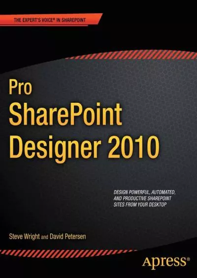 (DOWNLOAD)-Pro SharePoint Designer 2010