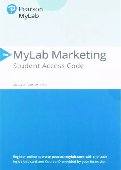 (BOOS)-Marketing: An Introduction -- 2019 MyLab Marketing with Pearson eText