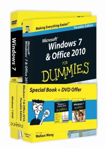 (READ)-Windows 7  Office 2010 For Dummies - Portable Edition + Windows 7 For Dummies DVD - Book + DVD Bundle