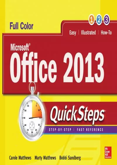 (BOOK)-Microsoft® Office 2013 QuickSteps