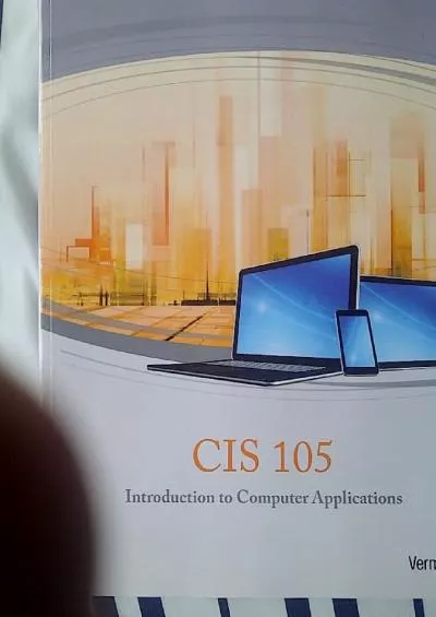 (BOOK)-CIS 105 Introduction to Computer Application