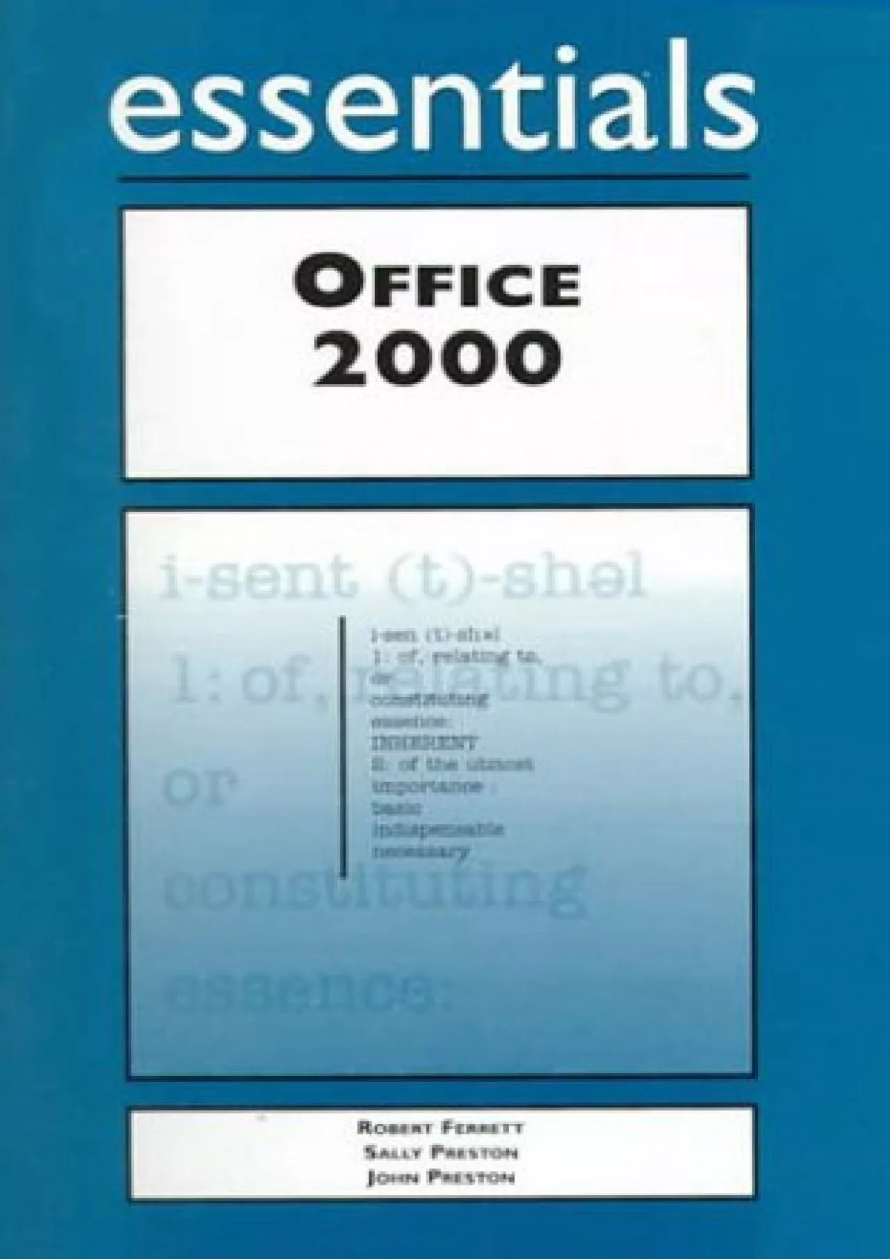 PDF-(READ)-Office 2000 Essentials