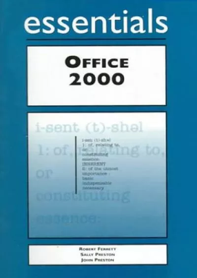 (READ)-Office 2000 Essentials