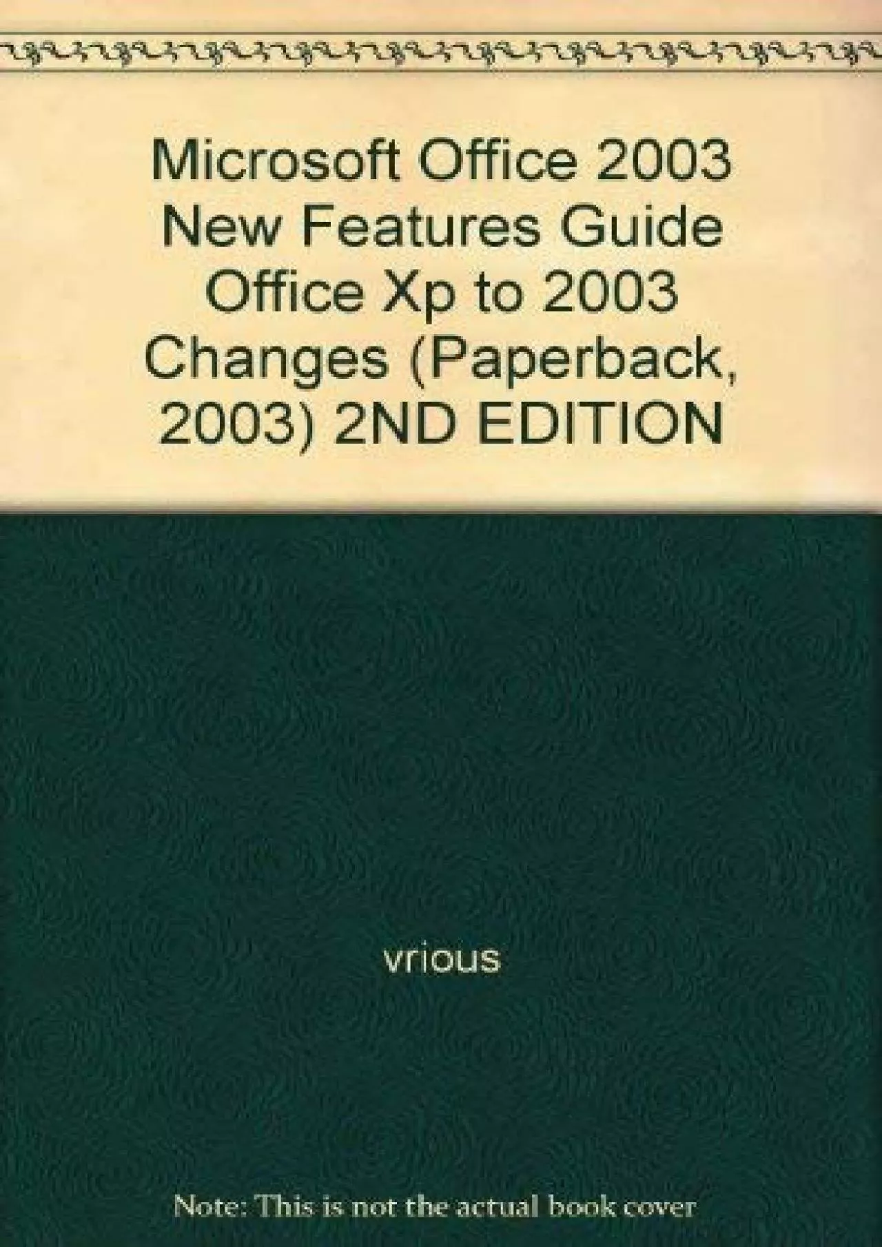 PDF-(BOOK)-Microsoft Office 2003 New Features Guide: Changes from Office XP to Office 2003