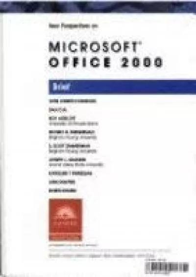 (READ)-New Perspectives on Microsoft Office 2000, Brief