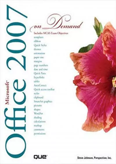 (BOOK)-Microsoft Office 2007 on Demand
