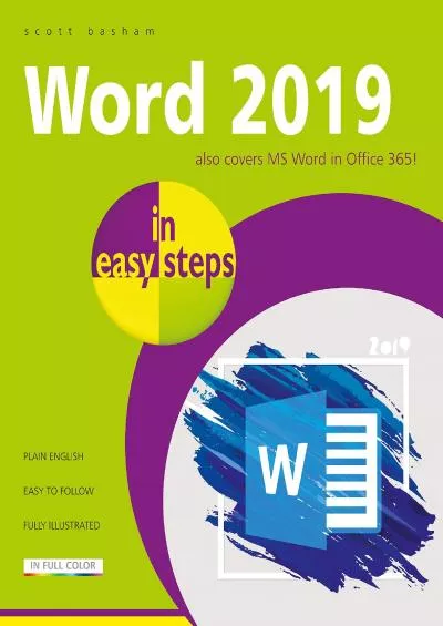 (BOOK)-Word 2019 in easy steps: Also covers MS Word in Office 365