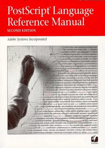 (BOOS)-PostScript(R) Language Reference Manual (2nd Edition)