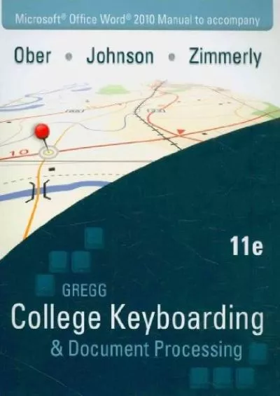 (EBOOK)-Microsoft Office Word 2010 Manual to Accompany Gregg College Keyboarding  Document