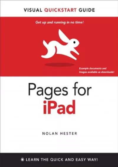 (EBOOK)-Pages for iPad: Visual QuickStart Guide