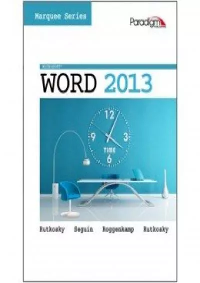 (BOOK)-Marquee Series: Microsoft Word 2013