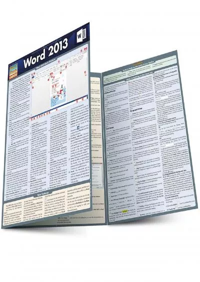 (EBOOK)-Word 2013 (Quick Study Computer)