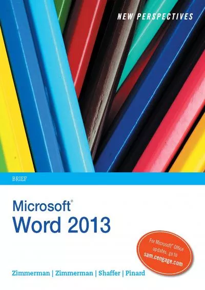(EBOOK)-New Perspectives on Microsoft Word 2013, Brief (New Perspectives Series)