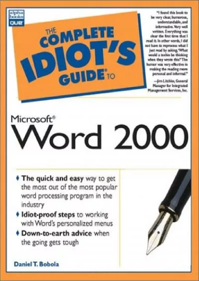 (DOWNLOAD)-Complete Idiot\'s Guide to Microsoft Word 2000