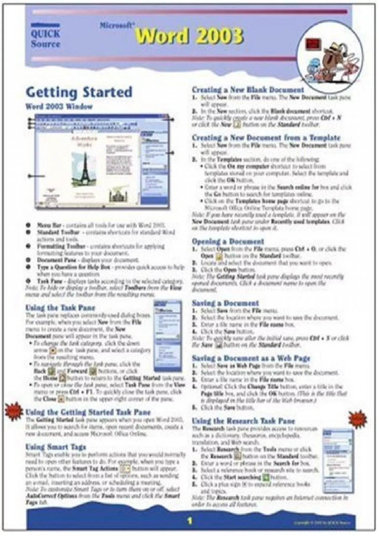 PDF-(DOWNLOAD)-Microsoft Word 2003 Quick Source Reference Guide