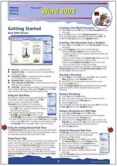 (DOWNLOAD)-Microsoft Word 2003 Quick Source Reference Guide