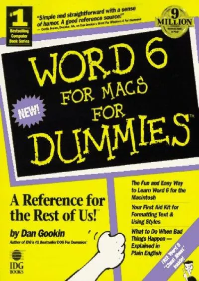 (EBOOK)-Word 6 for Macs for Dummies