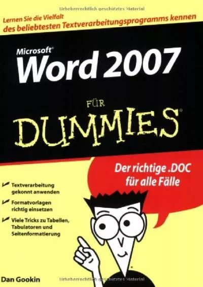 (READ)-Word 2007 für Dummies (German Edition)