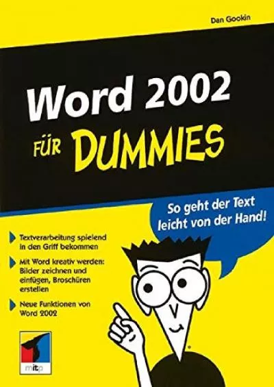 (READ)-Word 2002 für Dummies (German Edition)