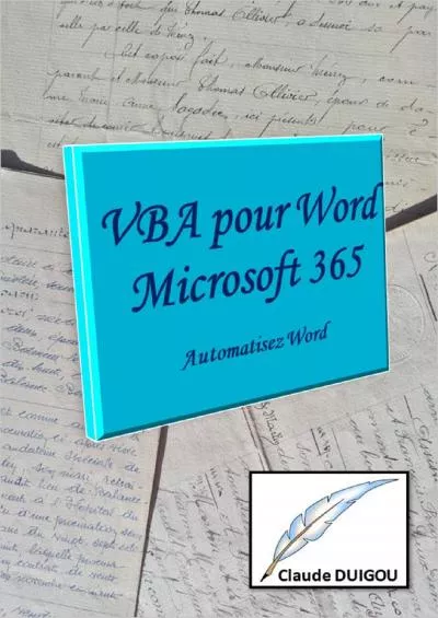 (READ)-VBA pour Word Microsoft 365: Automatisez Word (French Edition)