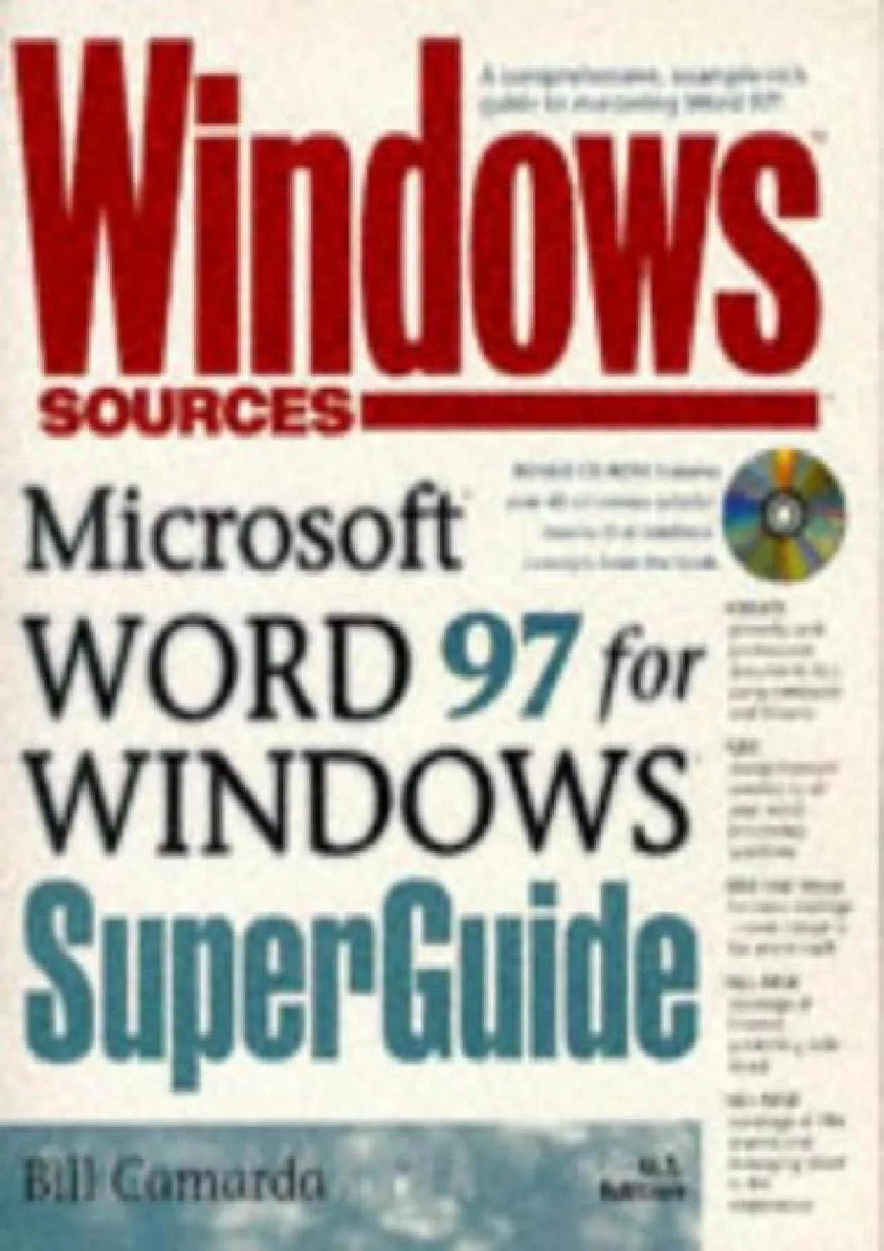 PDF-(READ)-Windows Sources Microsoft Word 97 for Windows Superguide