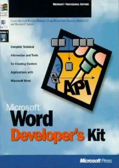 (EBOOK)-Microsoft Word Developer\'s Kit