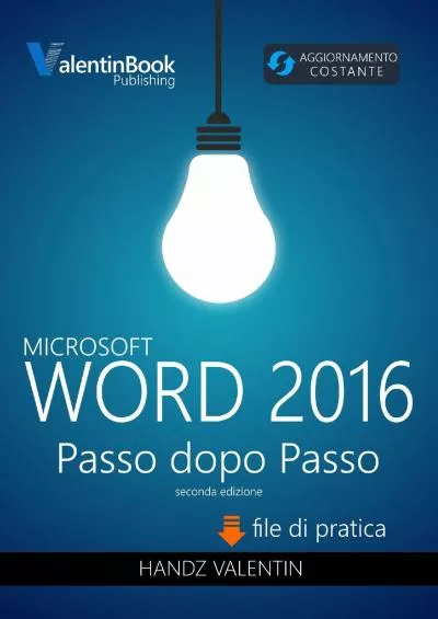 (DOWNLOAD)-Word 2016 Passo Dopo Passo (Italian Edition)