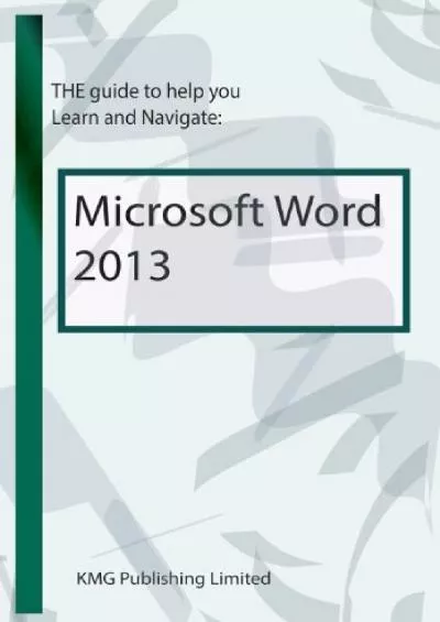 (BOOS)-Navigate - Microsoft Word 2013