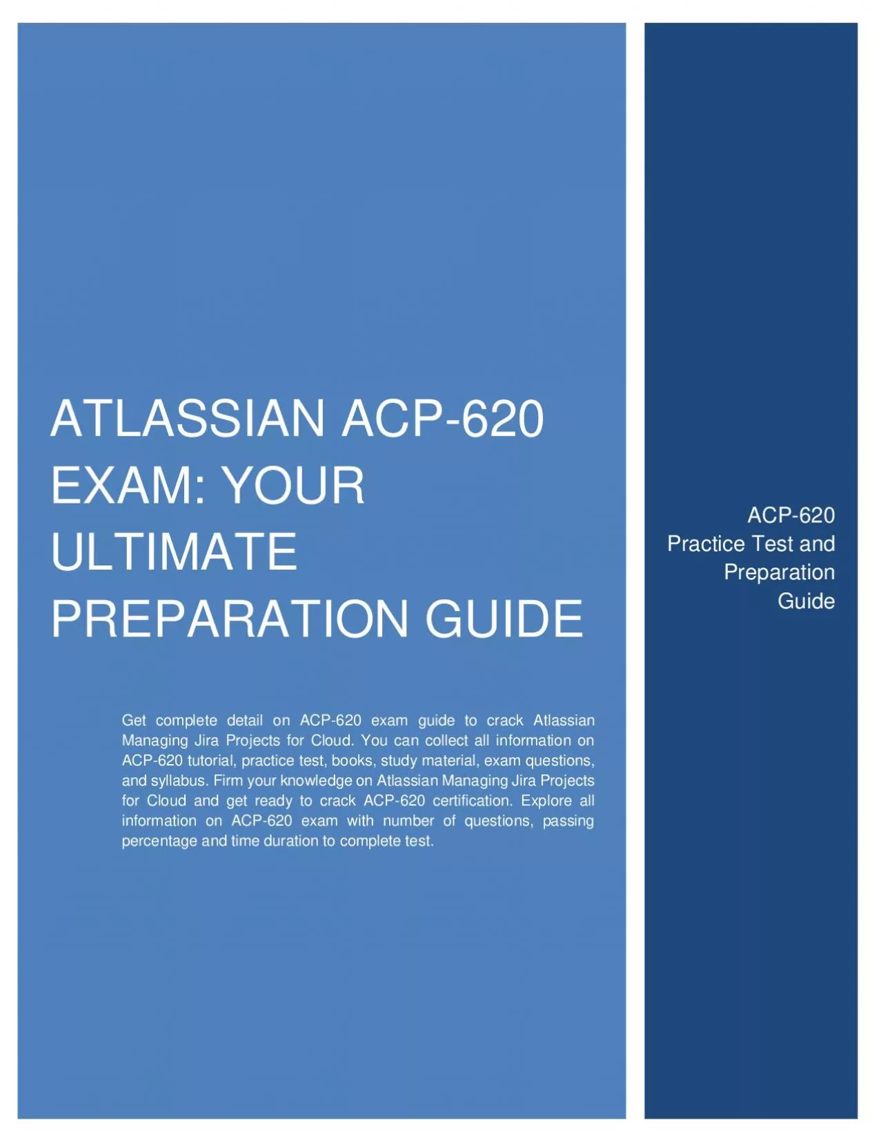 PDF-Atlassian ACP-620 Exam: Your Ultimate Preparation Guide