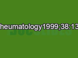 Rheumatology1999;38:139