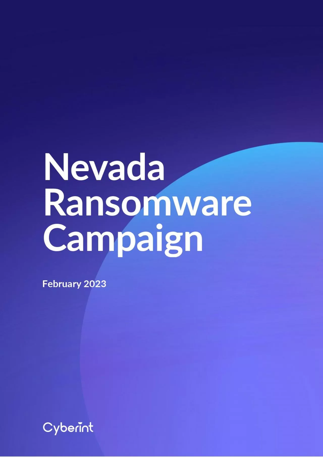 PDF-Nevada Ransomware Campaign