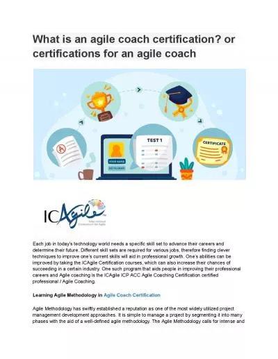 What is an agile coach certification? or certifications for an agile coach