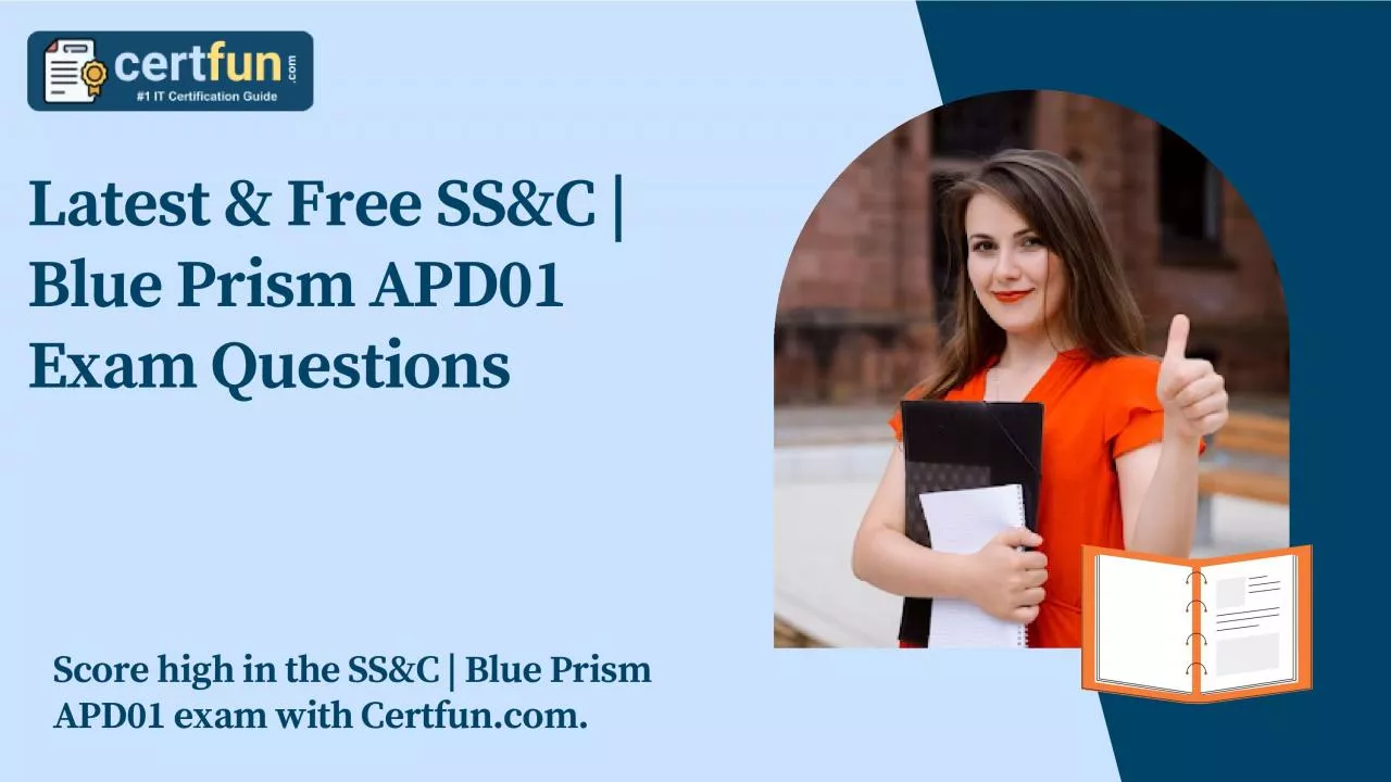 PDF-Latest & Free SS&C | Blue Prism APD01 Exam Questions