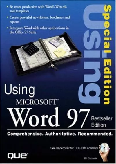 (BOOK)-Using Microsoft Word 97: Best Seller Edition