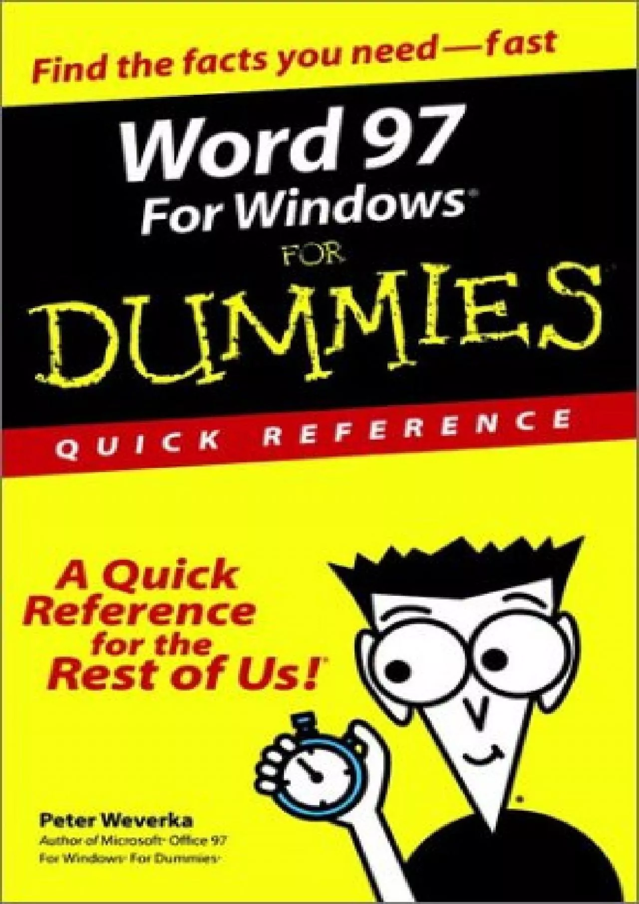 PDF-(EBOOK)-Word 97 for Windows for Dummies: Quick Reference