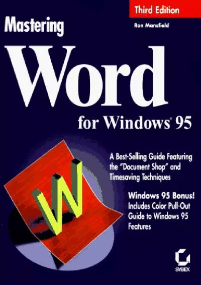 (READ)-Mastering Word for Windows 95